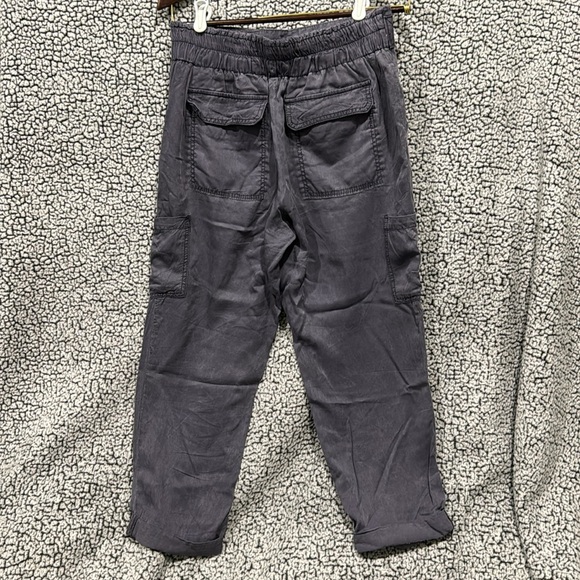 Free People Summers Over Soft Cargo Pants charcoal 4 - Picture 13 of 14